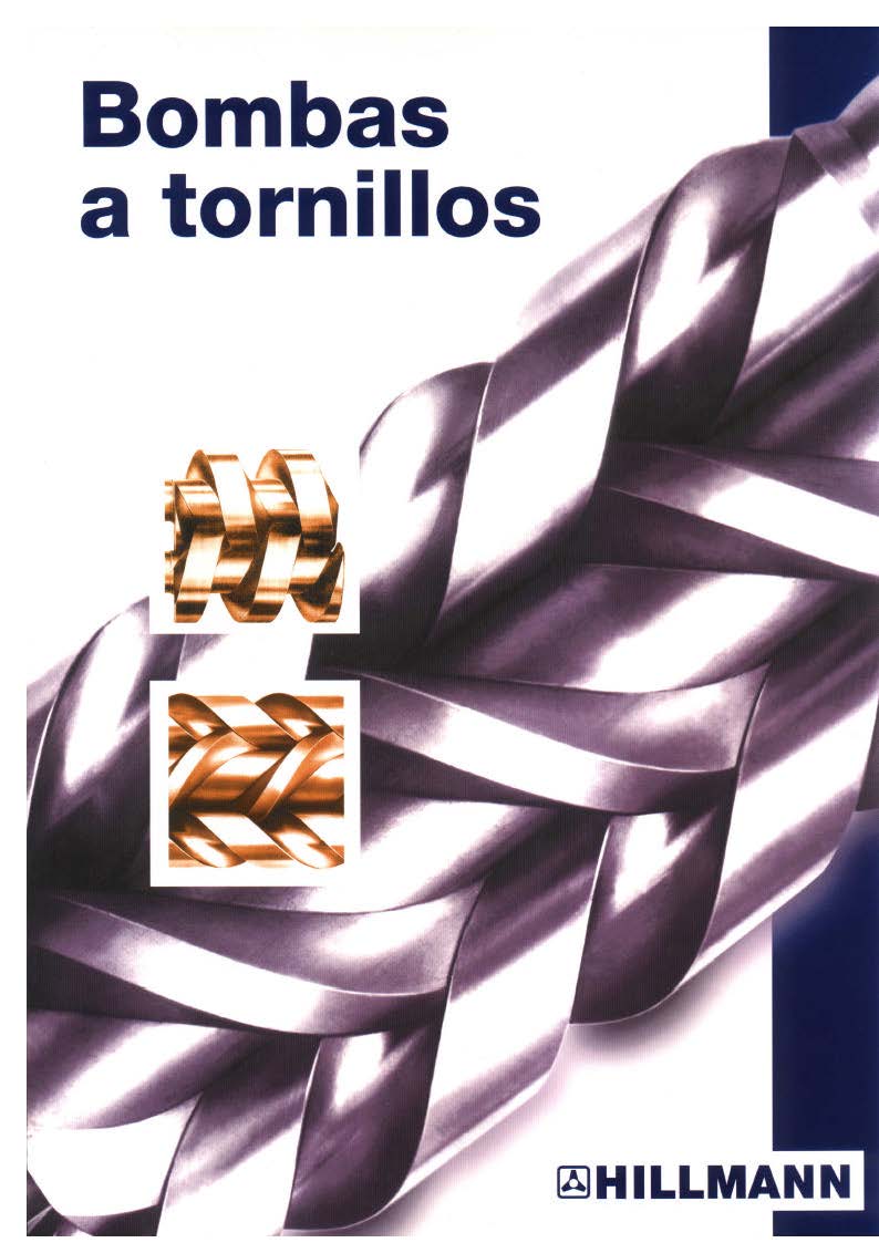 Portada del catálogo de Bombas de doble tornillo