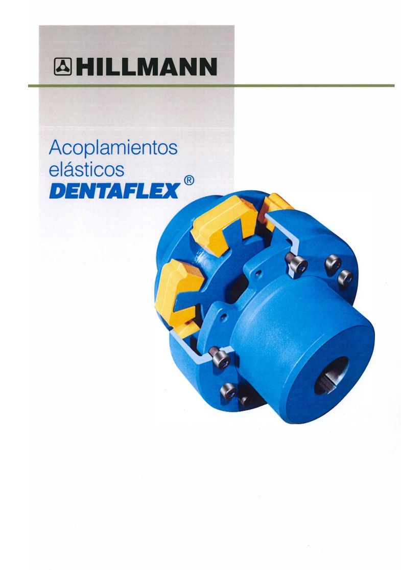 Portada del catálogo de acoplamientos elasticos dentaflex